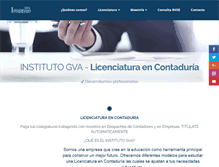 Tablet Screenshot of institutogva.com